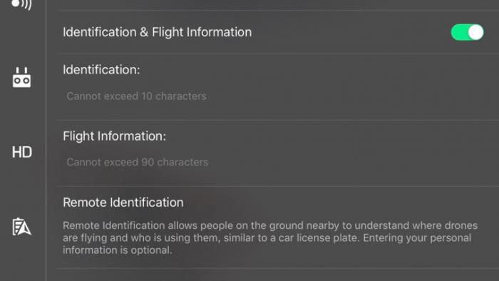 DJI führt freiwillige Funktion zur Identifikation von Drohnen ein