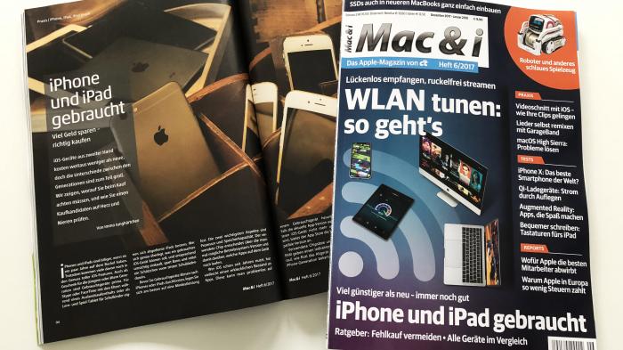 Mac & i Heft 6/2017 vorab im Heise-Shop bestellbar