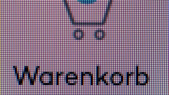 Warenkorb im Internet