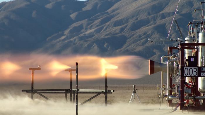 Darstellung einer Rakete im Flug