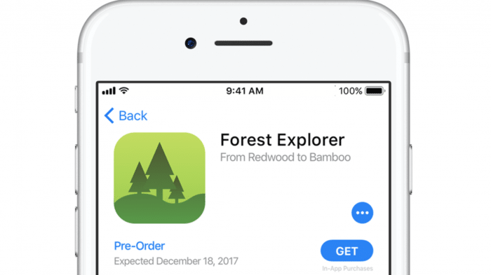 Vorbestellungen App Store