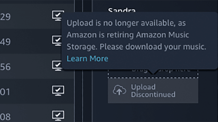Amazon Music: Cloud-Dienst wird 2019 abgeschaltet, Upload-Funktion für eigene MP3s bereits gestrichen