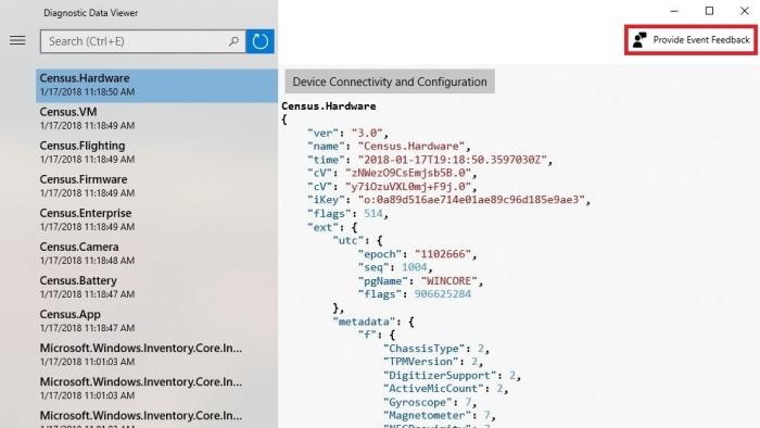 Windows Insider Preview: Telemetriedaten auslesen