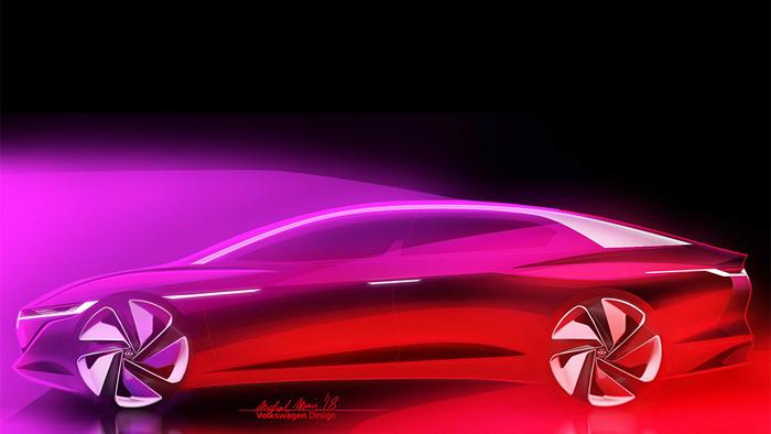 Vizzion: Volkswagens Vorstellung eines autonomen Autos ohne Lenkrad