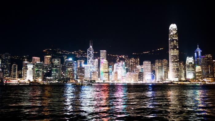 Skyline bei Nacht