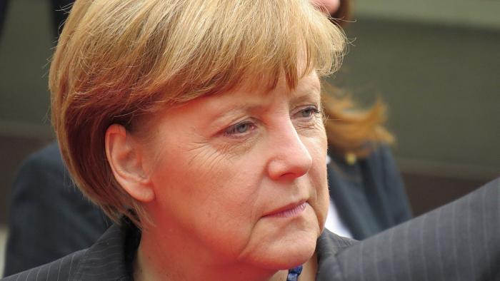 Bundeskanzlerin Angela Merkel (CDU) auf der Hannover Messe im April 2014.