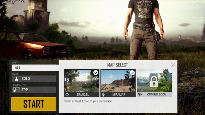 PUBG: Spieler können bald Spiele-Karten wählen