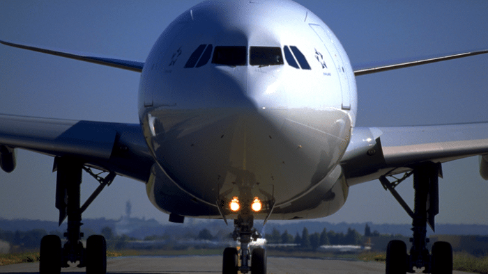 Airbus von vorne