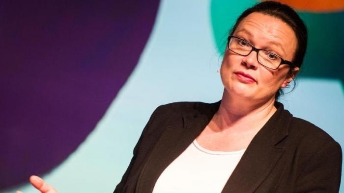 Nahles auf der Digitalkonferenz re:publica