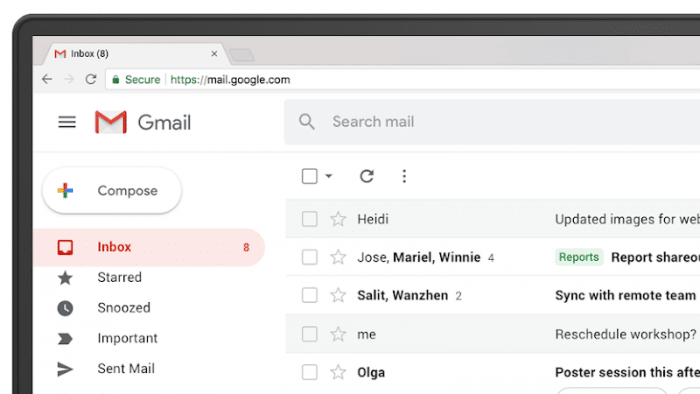 Das neue Gmail