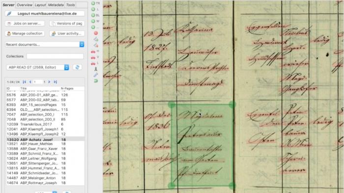 Transkribus erkennt Uromas Handschrift