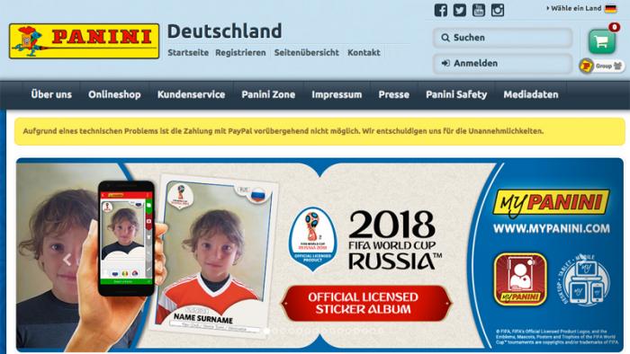 Fußball-Sammelbildchen: Datenschutzpanne beim Online-Dienst von Panini
