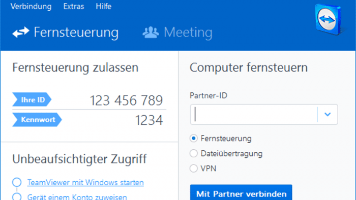 Teamviewer hält Zugangspasswort im Speicher vor