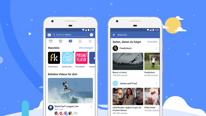 Facebook startet weltweit seine Video-Plattform Watch