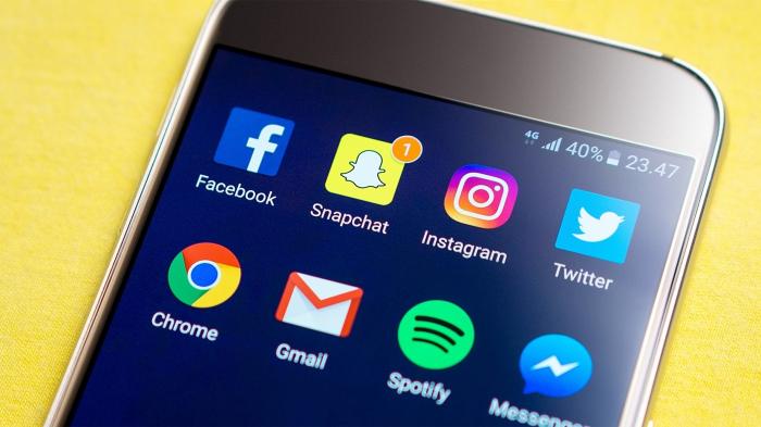 Instagram- und Facebook-App