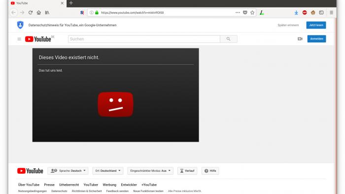 Youtube: Weltweiter Ausfall in der Nacht zum Mittwoch