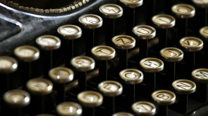 Schreibmaschine, Tastatur, Keyboard, Digitalisierung