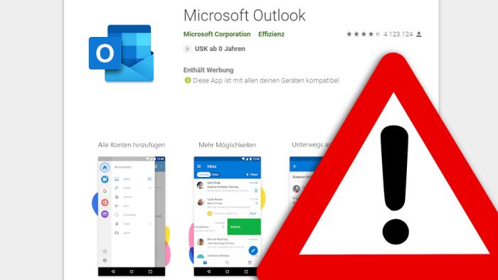 Microsoft schließt Schwachstelle in Outlook-App für Android