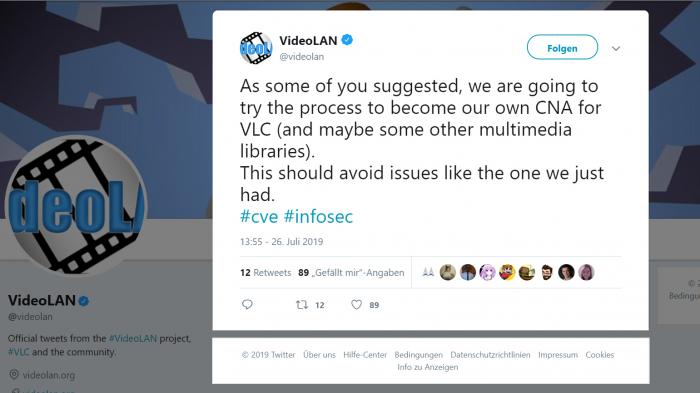 Nach Fehleinschätzung von VLC-Lücke: VideoLAN-Projekt plant eigene CVEs