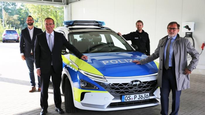 Wasserstoff-Streifenwagen: Osnabrücker Polizei ist zufrieden