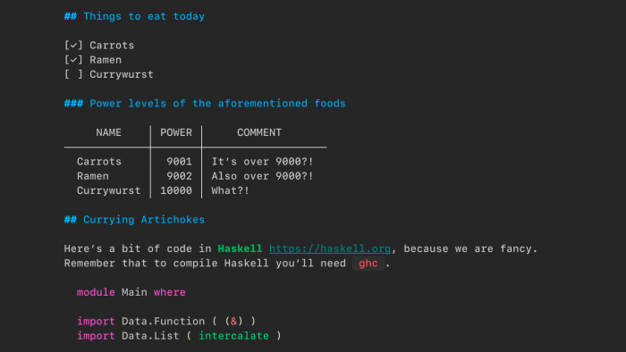 Glow: Markdown ist im Terminal besonders schön