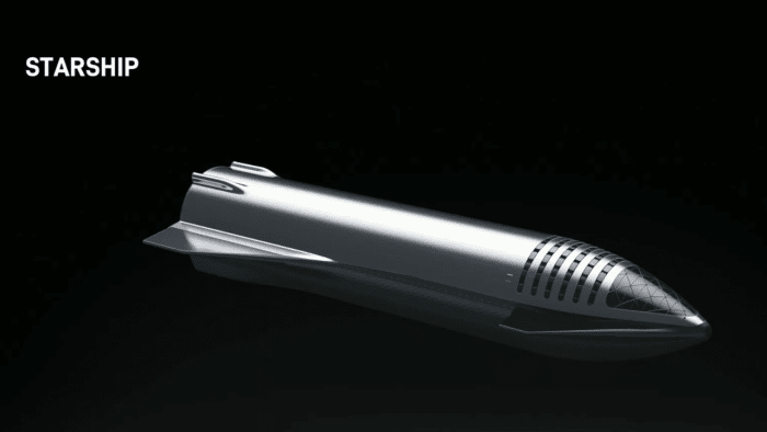 Zeichnung eines Starships