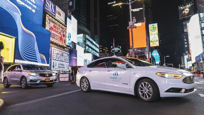 Mobileye-Testfahrzeug in New York City