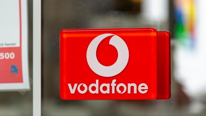 Vodafone-Schild