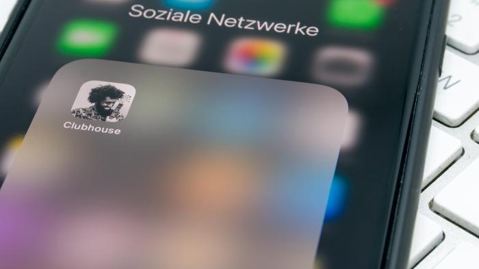 Clubhouse-App auf Smartphone