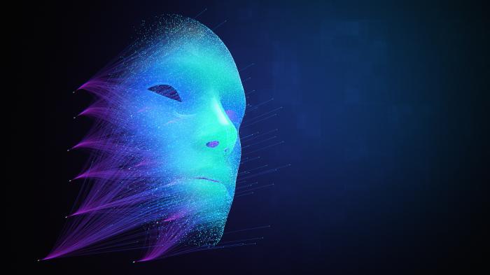 Artificial,Intelligence,Abstract,Face,Created,By,Neural,Network,Machine,Learning