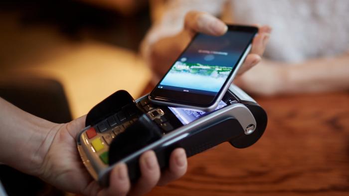Kontaktlose Zahlung mit Smartphone