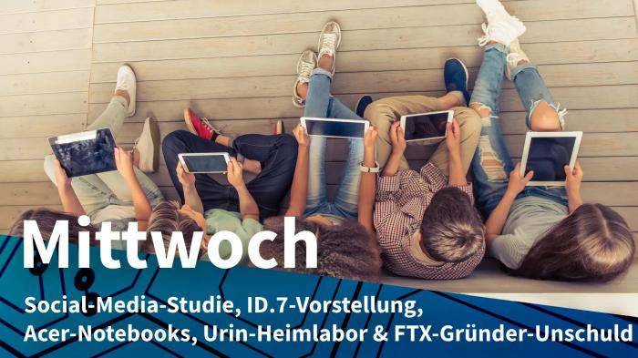 Jugendliche mit Tablets und Handys