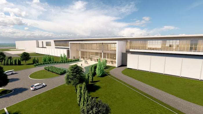 Renderbild des Batteriewerks von Honda und LGES in Ohio