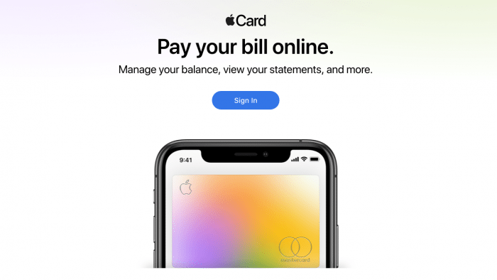 Apple Card bekommt eigenes Webportal