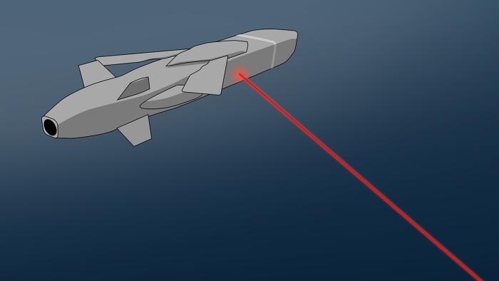 Marschflugkörper mit Laserstrahl