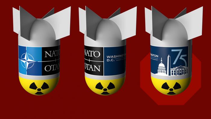 Atombomben nit Aufkleber 