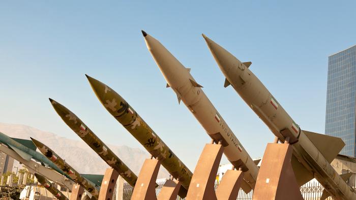 Offensivraketen der Streitkräfte der Islamischen Republik Iran