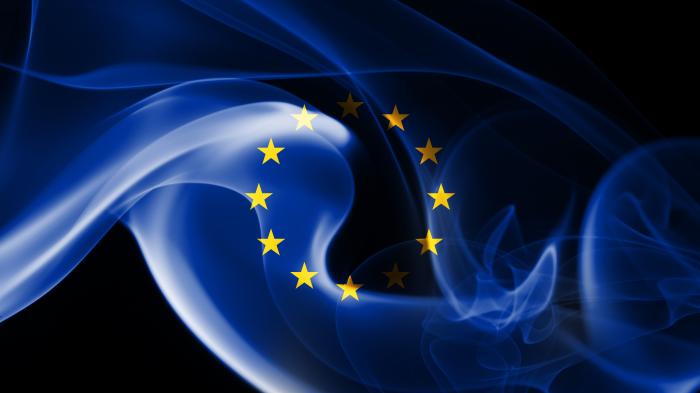 Smoky EU flag