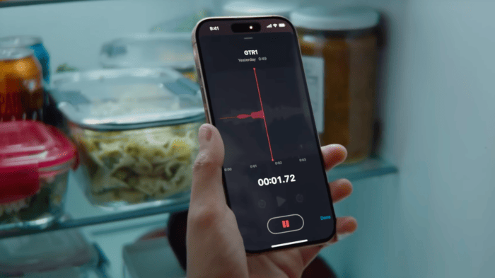 Neue Sprachmemo-App in iOS 18