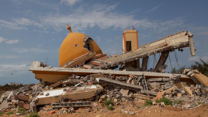 Trümmer einer Moschee