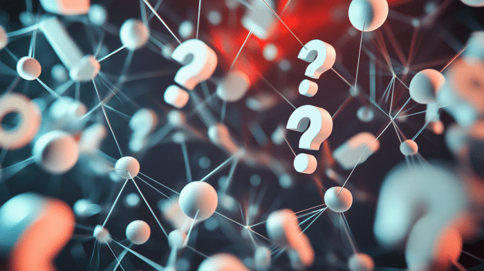 a graph with a question mark