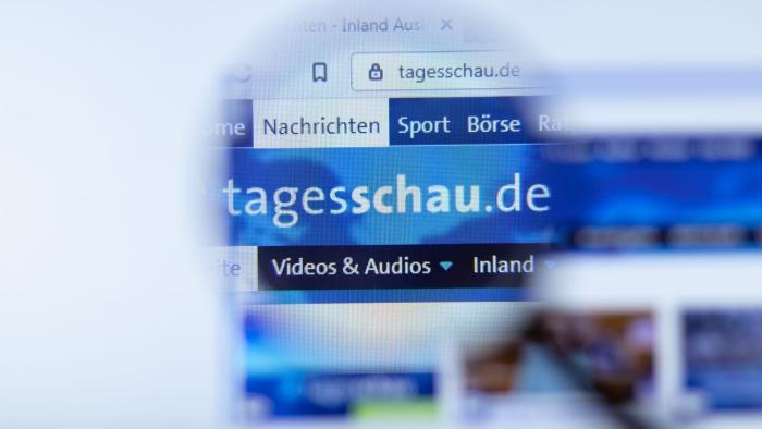 Bildschirm-Foto der tagesschau.de-App