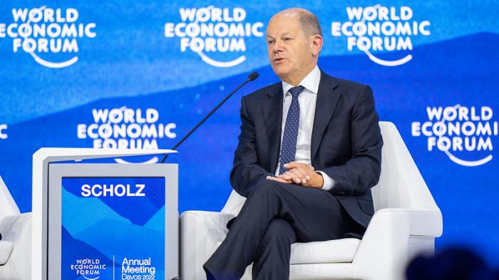 Olaf Scholz bei Weltwirtschaftsforums in Davos 2025