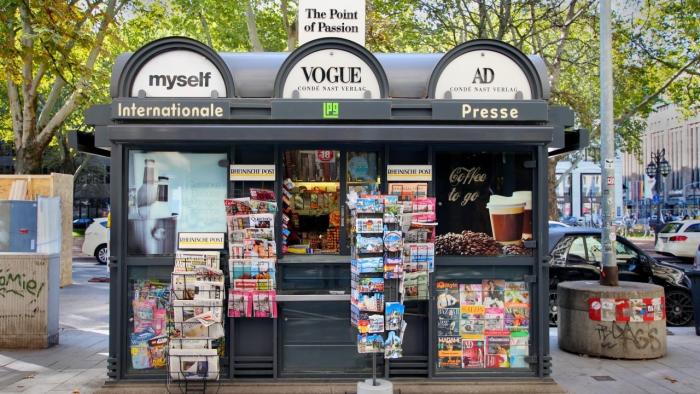 Zeitungskiosk in Düsseldorf