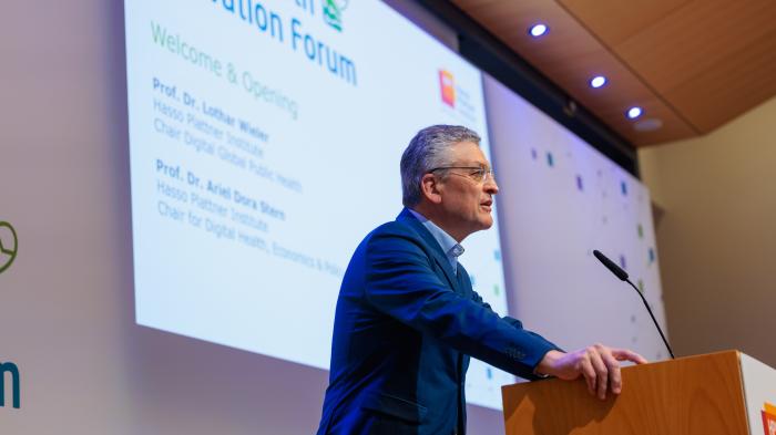 Prof. Lothar Wieler auf dem Health Innovation Forum