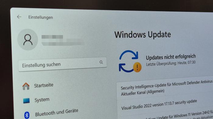 Windows updates have failed