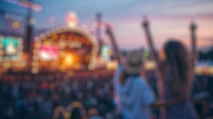 Eine Festivalbühne