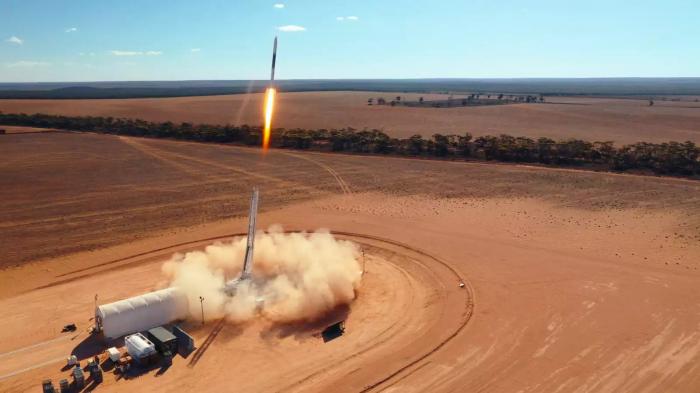 Launch of HyImpulse's SR75 rocket
