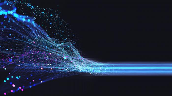 Neural,Network,3d,Illustration.,Big,Data,And,Cybersecurity.,Data,Stream.