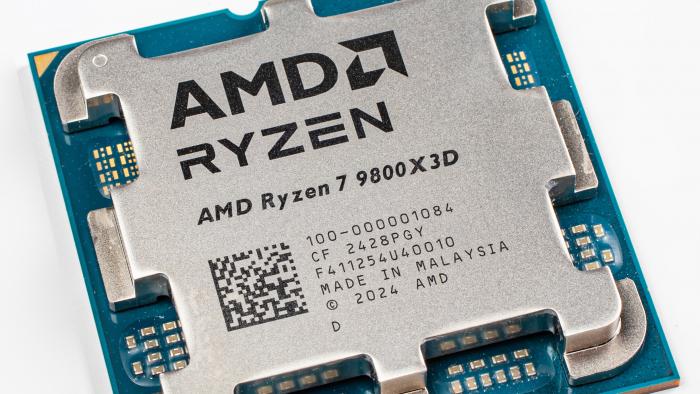 Nahaufnahme eines AMD Ryzen 7 9800X3D